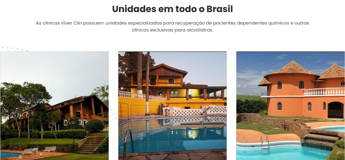 unidades em todo o Brasil